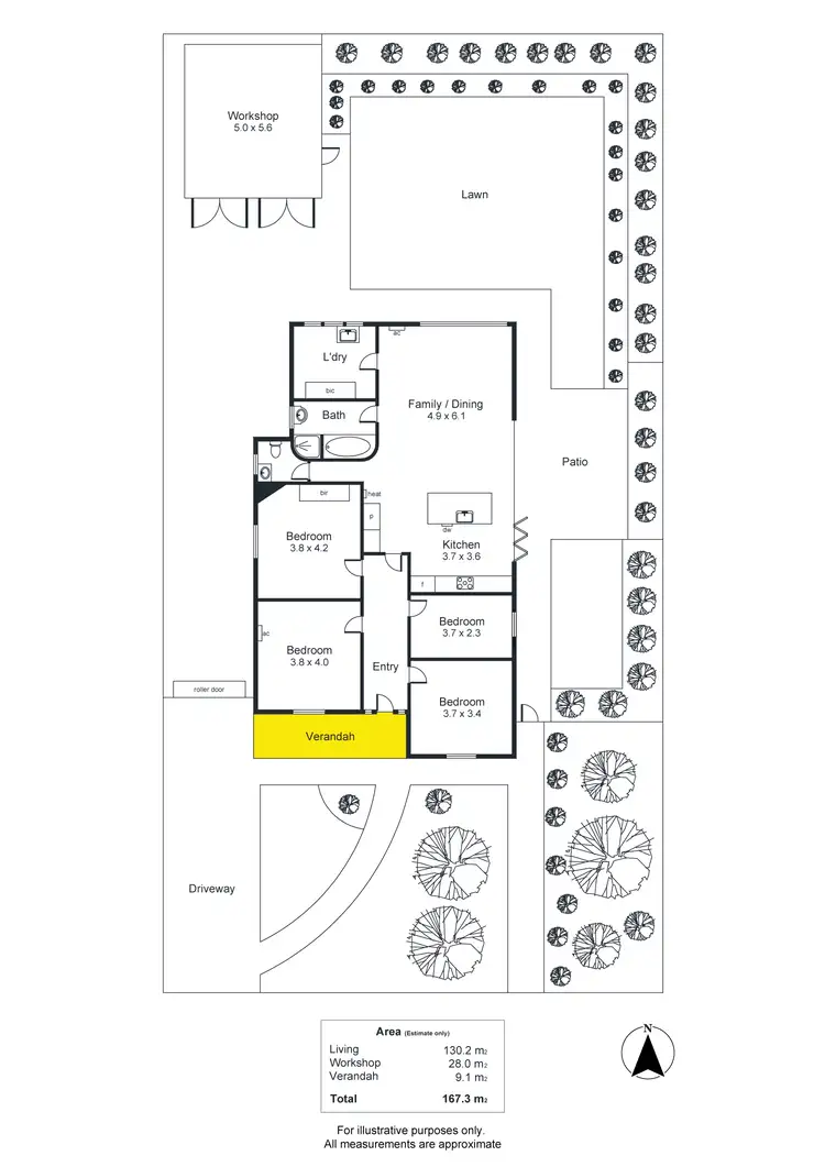 Floorplan of Homely house listing, 28 Marian Place, Prospect SA 5082