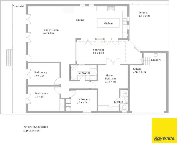 Floorplan of Homely house listing, 71 Cork Street, Gundaroo NSW 2620