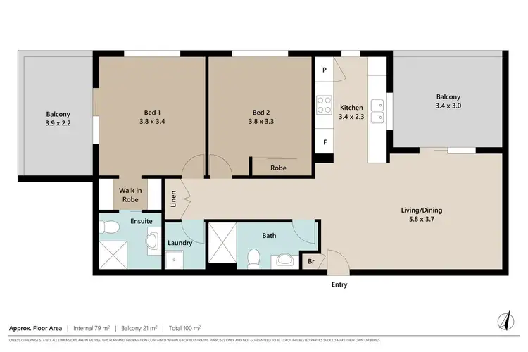 Floorplan of Homely apartment listing, 902/56 Prospect Street, Fortitude Valley QLD 4006