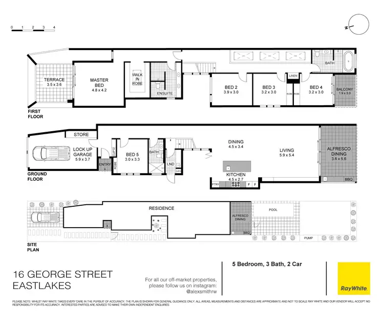 Floorplan of Homely house listing, 16 George Street, Eastlakes NSW 2018