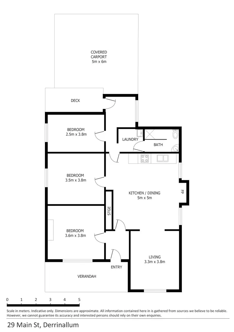 Floorplan of Homely house listing, 29 Main Street, Derrinallum VIC 3325