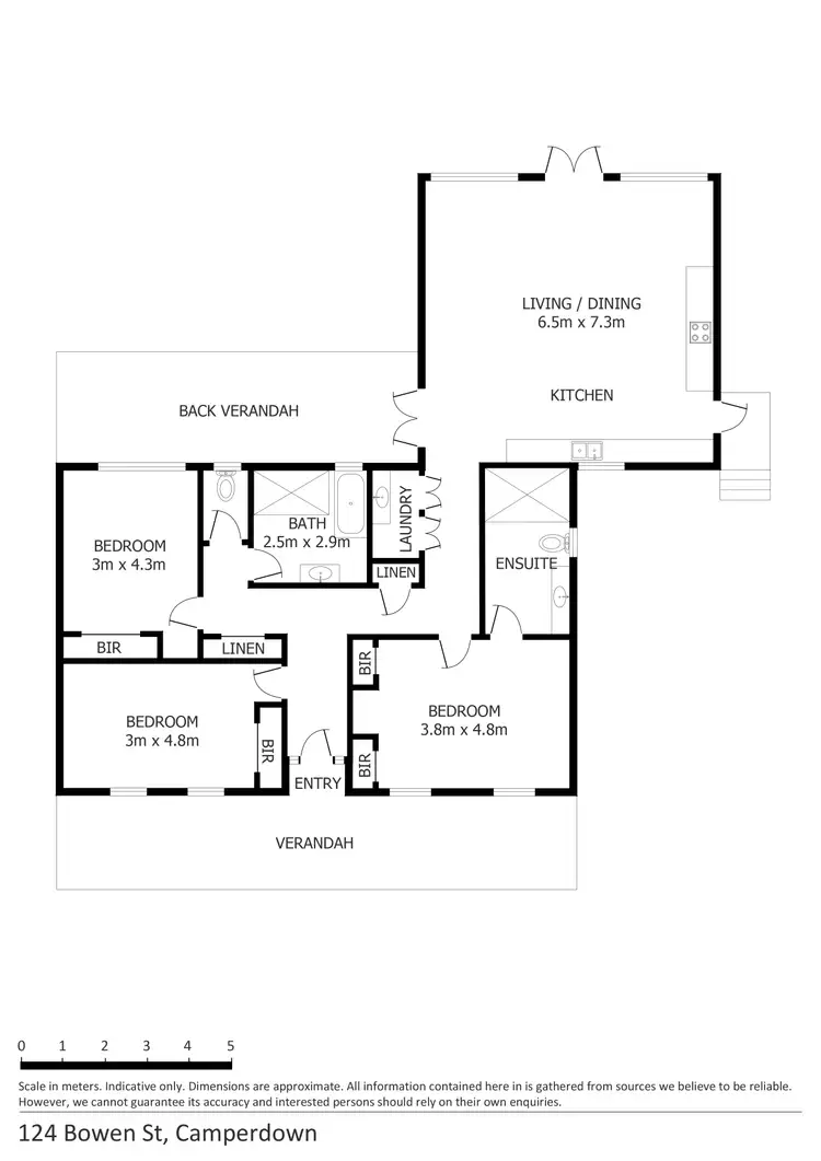Floorplan of Homely house listing, 124 Bowen Street, Camperdown VIC 3260