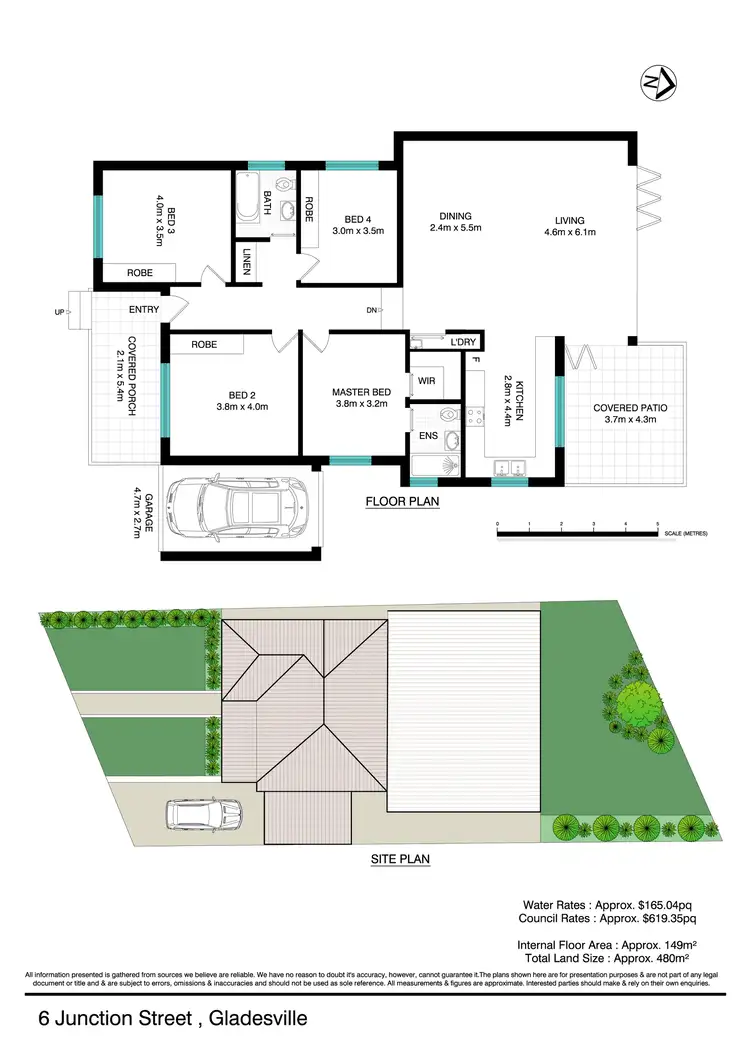 Floorplan of Homely house listing, 6 Junction Street, Gladesville NSW 2111
