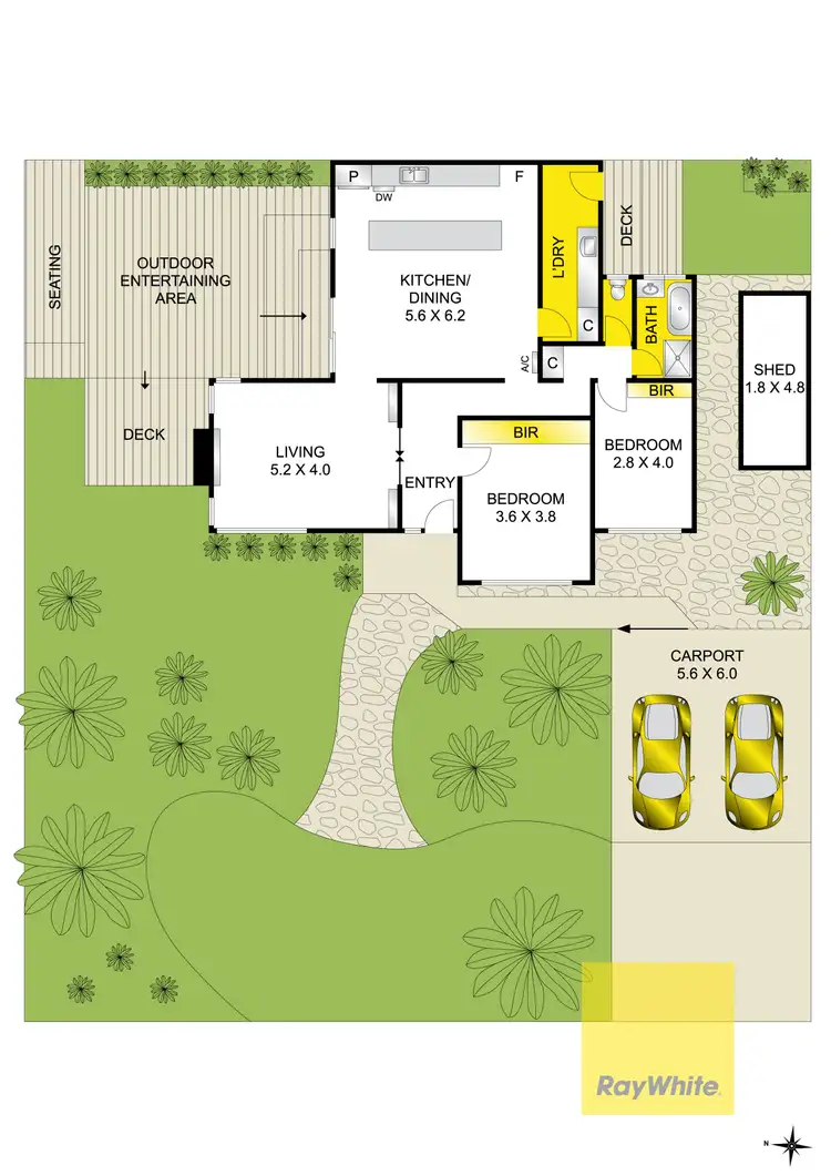 Floorplan of Homely house listing, 33 Hill Street, Belmont VIC 3216
