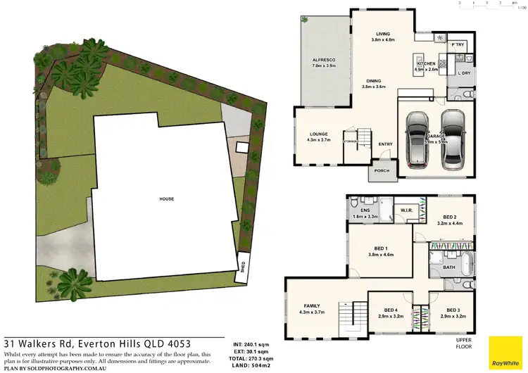 Floorplan of Homely house listing, 31 Walkers Road, Everton Hills QLD 4053