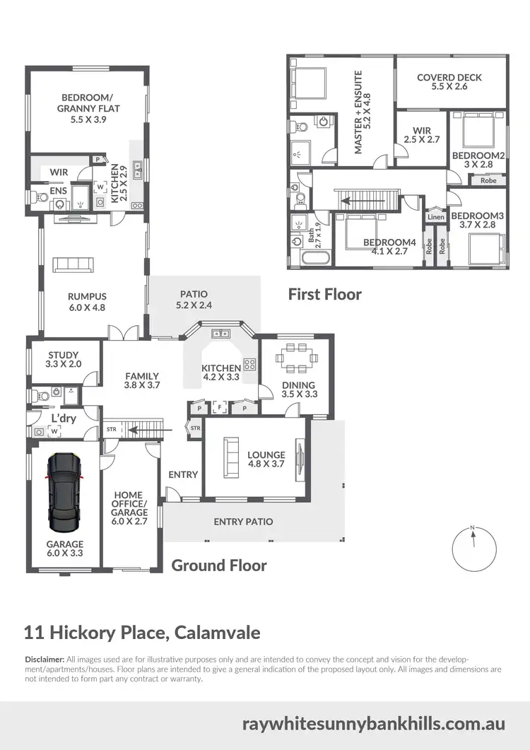 Floorplan of Homely house listing, 11 Hickory Place, Calamvale QLD 4116