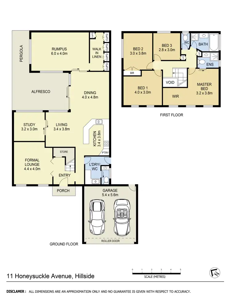 Floorplan of Homely house listing, 11 Honeysuckle Avenue, Hillside VIC 3037