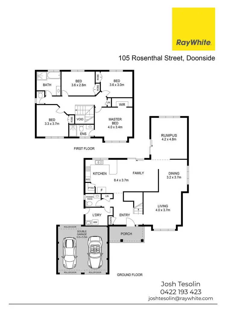 Floorplan of Homely house listing, 105 Rosenthal Street, Doonside NSW 2767