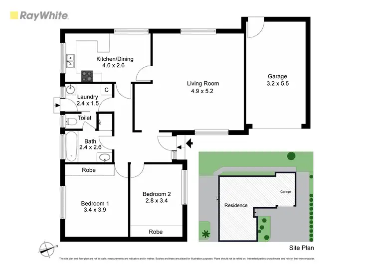 Floorplan of Homely unit listing, 3/47 Golf Links Avenue, Oakleigh VIC 3166
