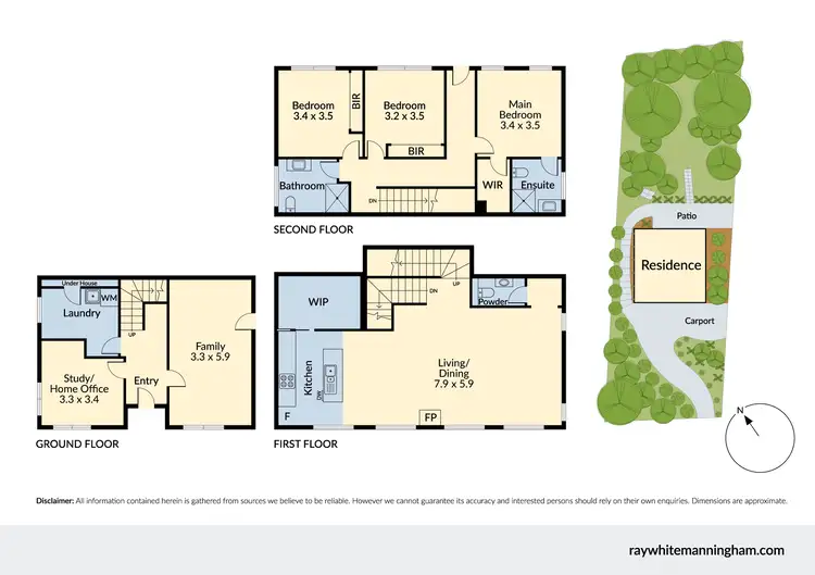 Floorplan of Homely house listing, 10 Valley Way, Warrandyte VIC 3113
