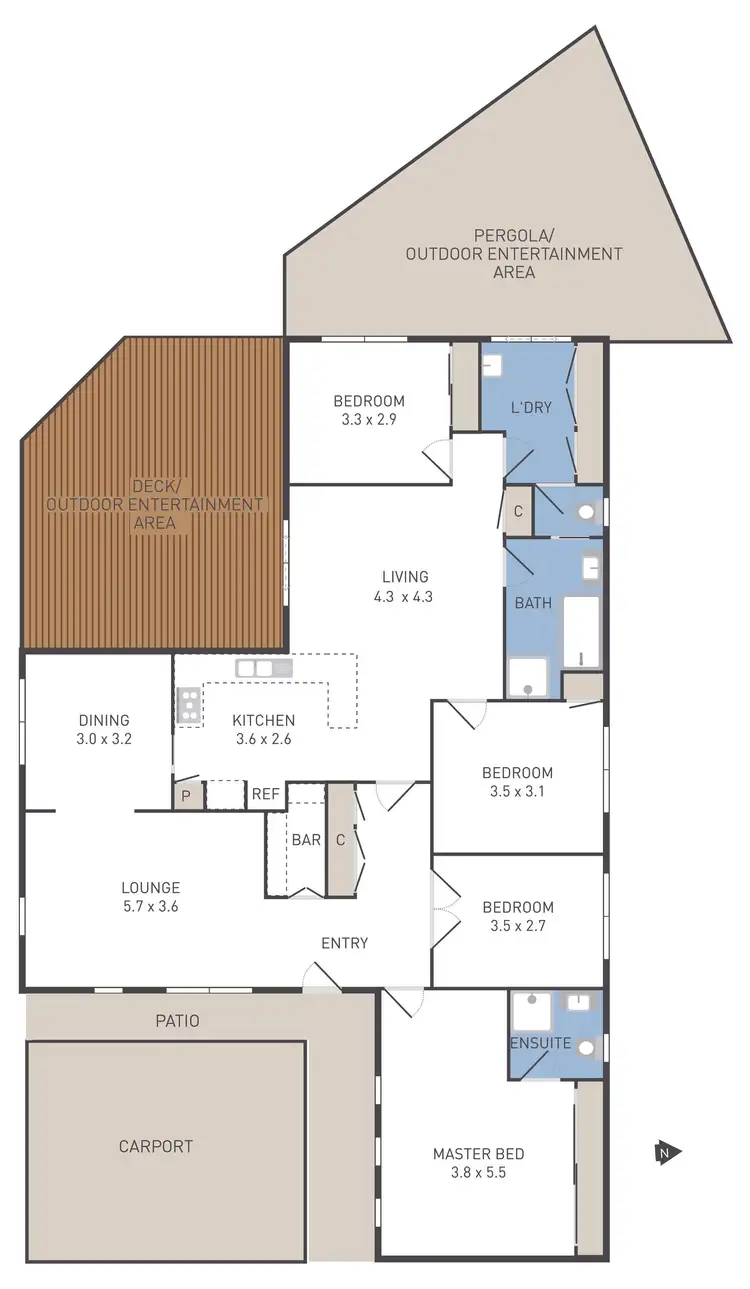 Floorplan of Homely house listing, 14 Reynolds Court, Werribee VIC 3030