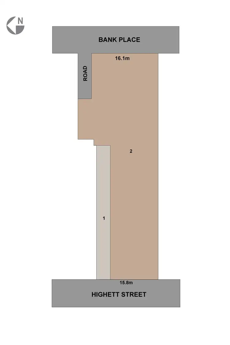 Floorplan of Homely land listing, LOT 26a, Highett Highett Street, Mansfield VIC 3722