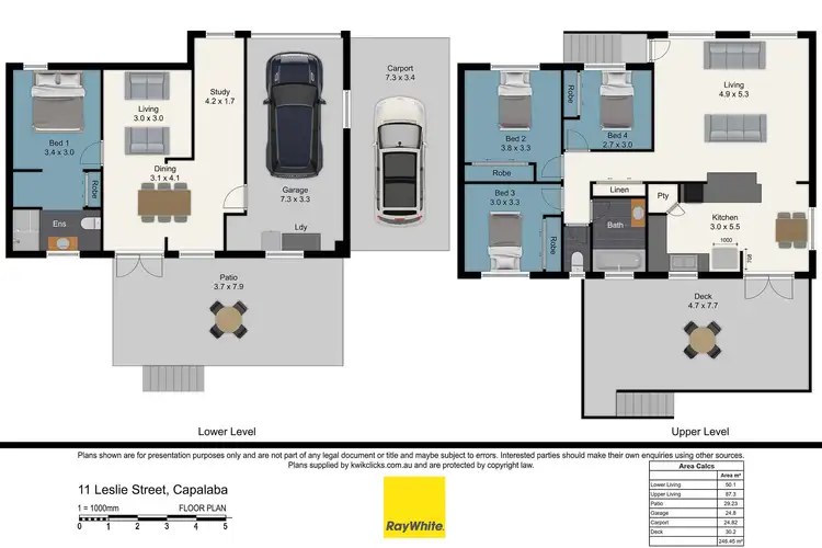 Floorplan of Homely house listing, 11 Leslie Street, Capalaba QLD 4157