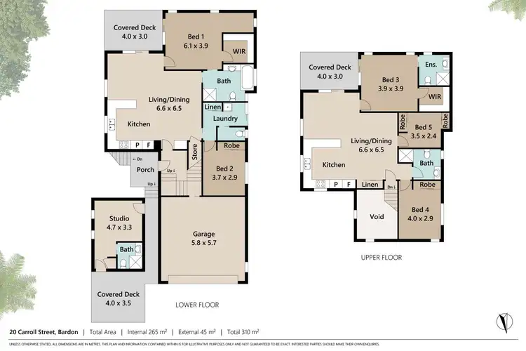 Floorplan of Homely house listing, 20 Carroll Street, Bardon QLD 4065