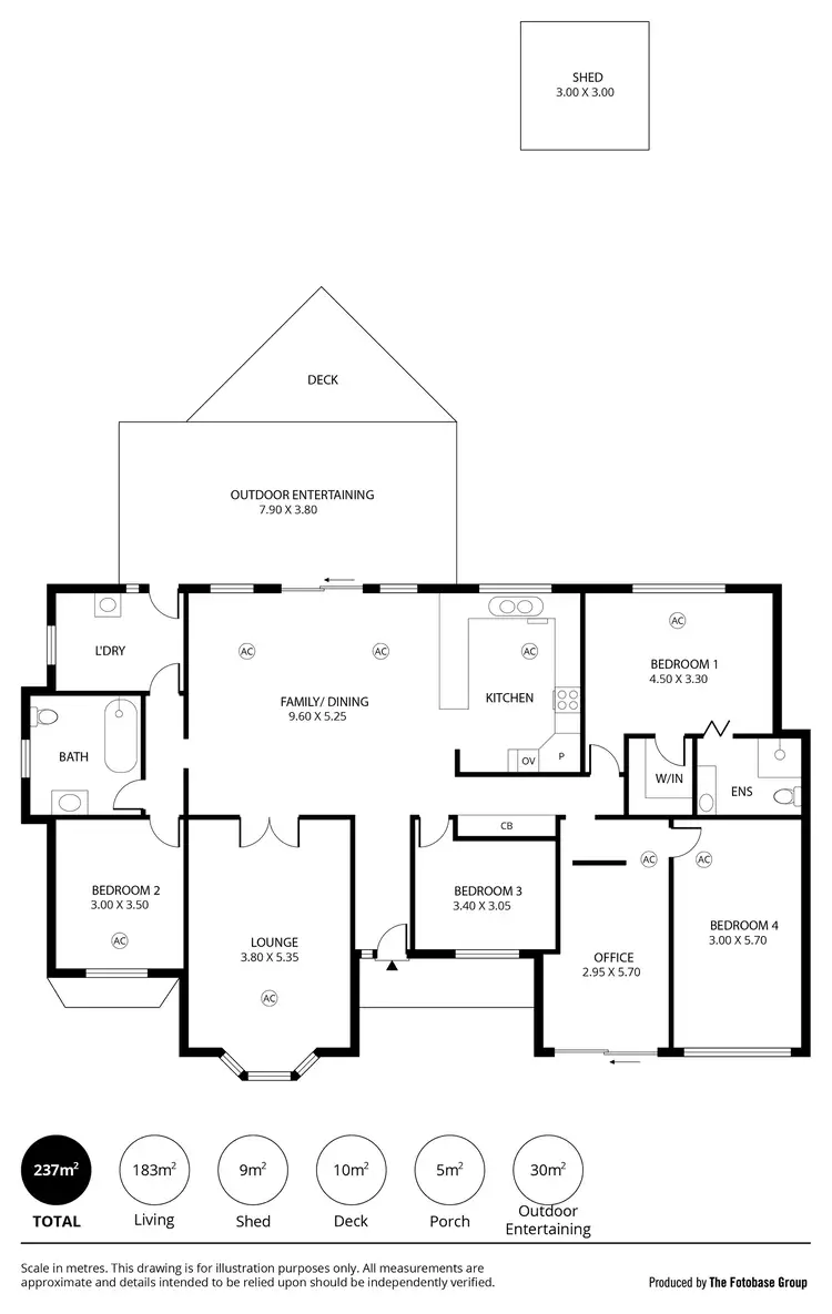 Floorplan of Homely house listing, 5 The Oaks Parade, Aberfoyle Park SA 5159