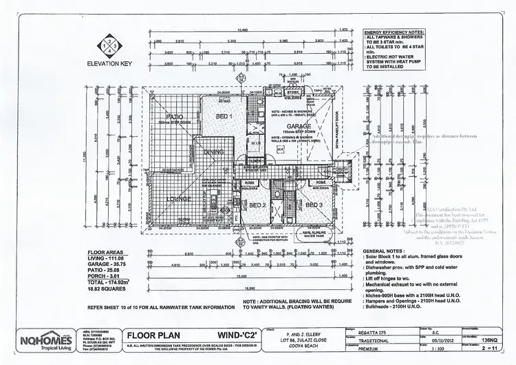 Floorplan of Homely house listing, 20 Julaji Close, Cooya Beach QLD 4873
