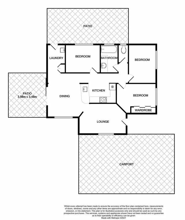 Floorplan of Homely house listing, 3 Raffles Court, Kelso QLD 4815
