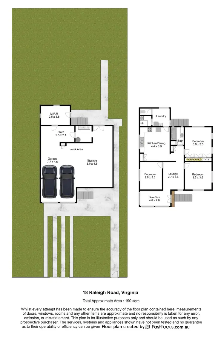 Floorplan of Homely house listing, 18 Raleigh Road, Virginia QLD 4014