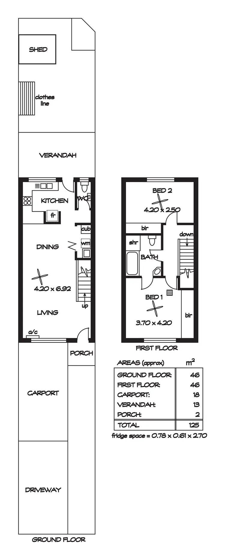 Floorplan of Homely house listing, 6/217-219 Devonport Terrace, Prospect SA 5082