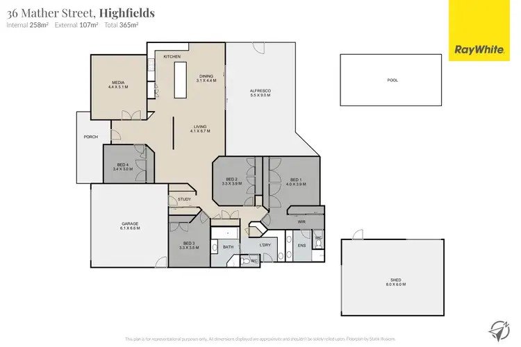 Floorplan of Homely house listing, 36 Mather Street, Highfields QLD 4352
