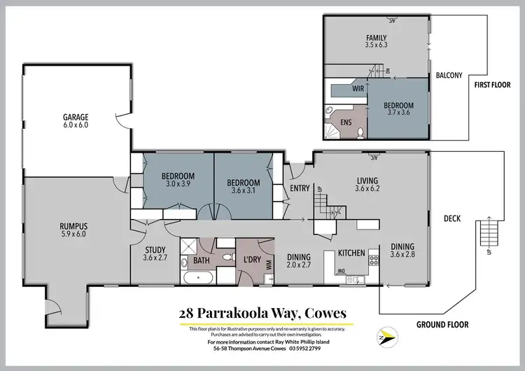 Floorplan of Homely house listing, 28 Parrakoola Way, Cowes VIC 3922