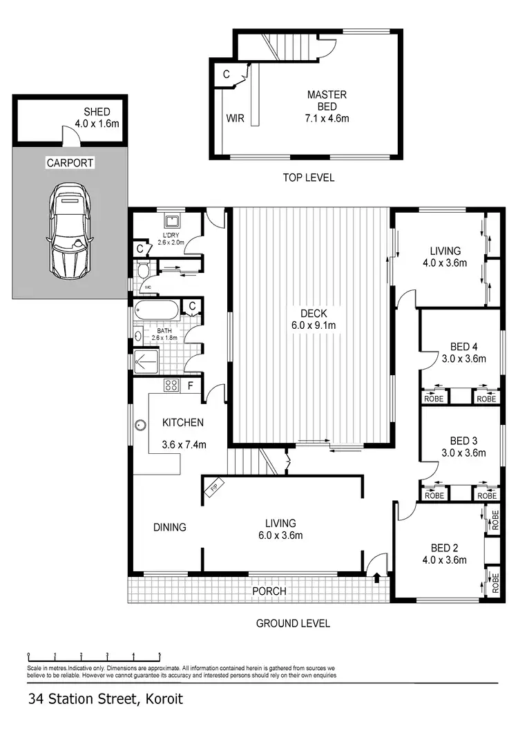 Floorplan of Homely house listing, 34 Station Street, Koroit VIC 3282