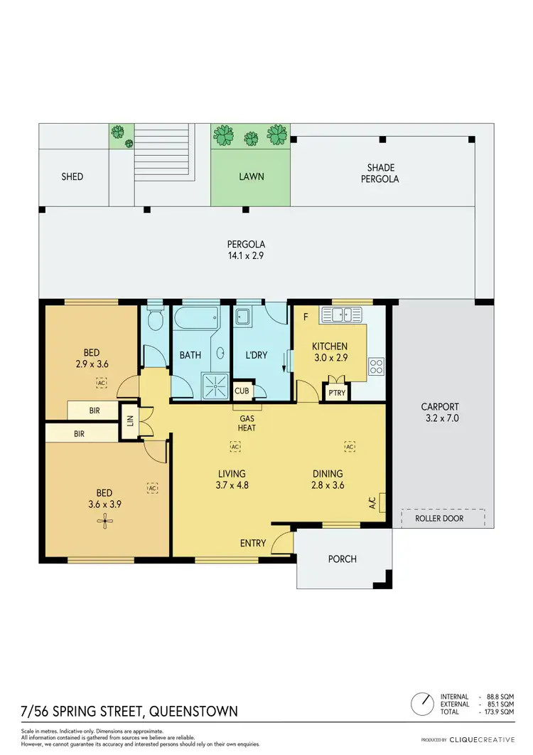 Floorplan of Homely house listing, 7/56 Spring Street, Queenstown SA 5014