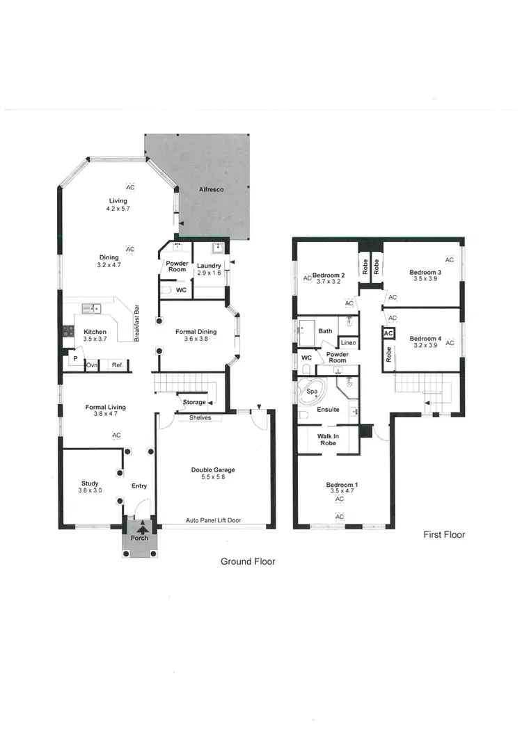 Floorplan of Homely house listing, 4 Hallett Close, Sheidow Park SA 5158