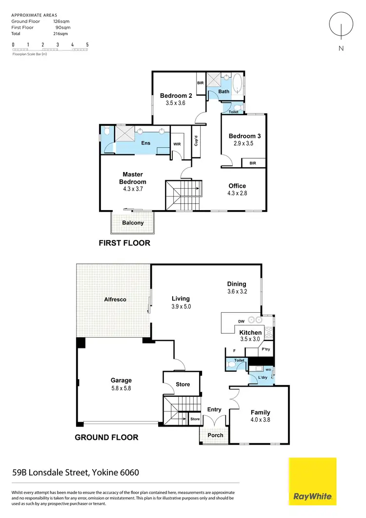 Floorplan of Homely house listing, 59B Lonsdale Street, Yokine WA 6060