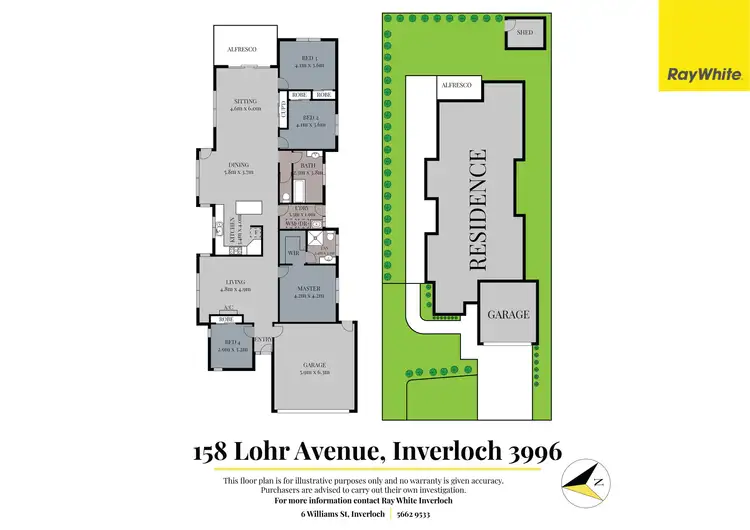 Floorplan of Homely house listing, 158 Lohr Avenue, Inverloch VIC 3996
