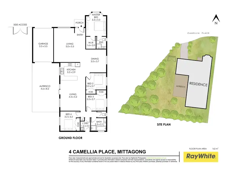 Floorplan of Homely house listing, 4 Camellia Place, Mittagong NSW 2575