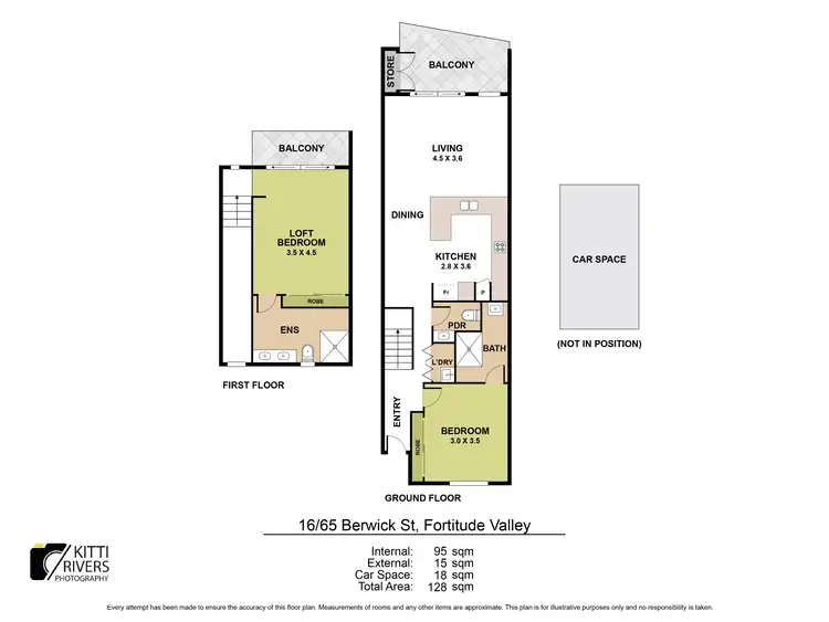 Floorplan of Homely apartment listing, 16/65 Berwick Street, Fortitude Valley QLD 4006