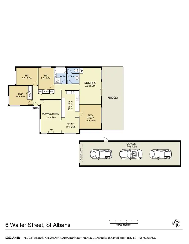 Floorplan of Homely house listing, 6 Walter Street, St Albans VIC 3021