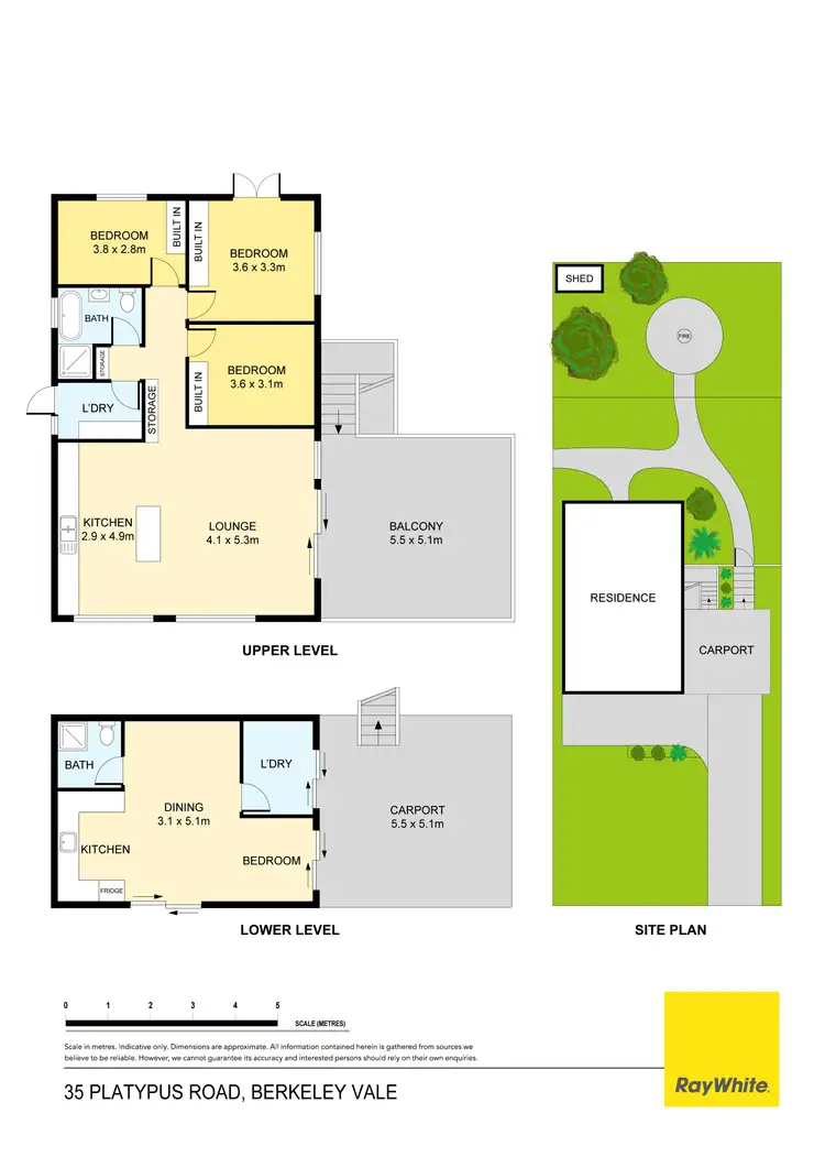 Floorplan of Homely house listing, 35 Platypus Road, Berkeley Vale NSW 2261