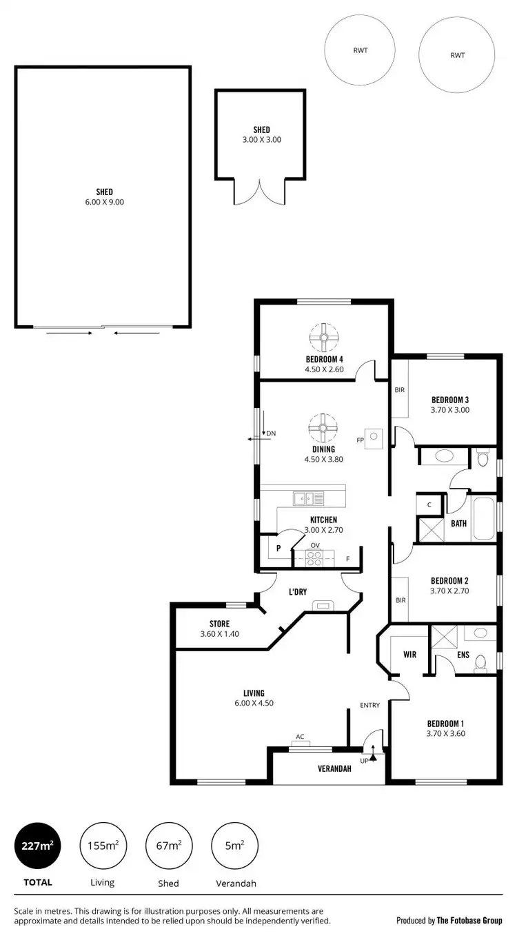 Floorplan of Homely house listing, 15 Rodwell Road, Woodchester SA 5255