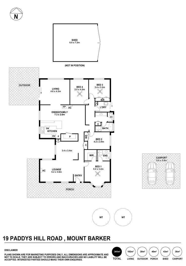Floorplan of Homely house listing, 19 Paddys Hill Road, Mount Barker SA 5251