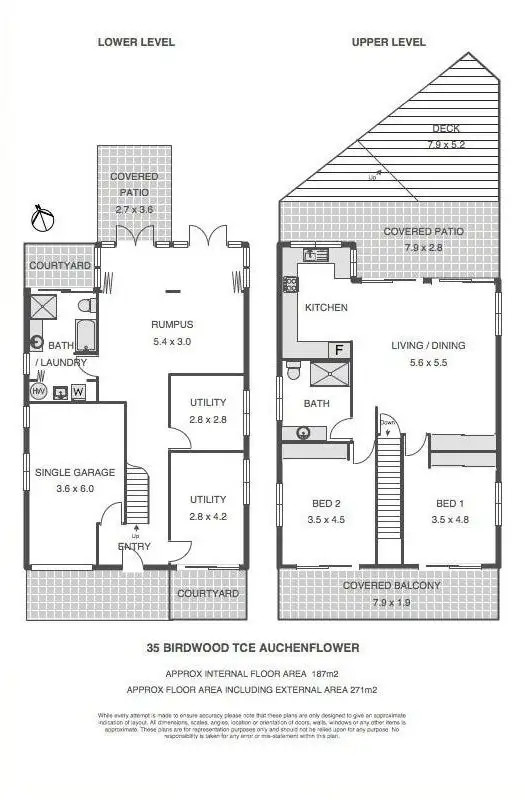 Floorplan of Homely house listing, 35 Birdwood Terrace, Auchenflower QLD 4066