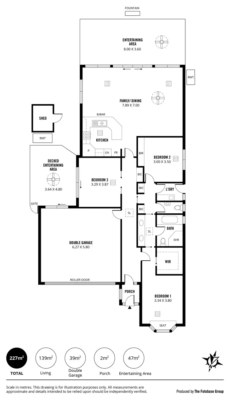 Floorplan of Homely house listing, 8 Taminga Way, Flagstaff Hill SA 5159