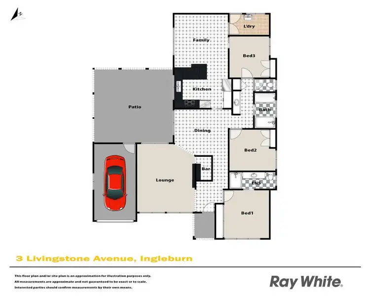 Floorplan of Homely house listing, 3 Livingstone Avenue, Ingleburn NSW 2565