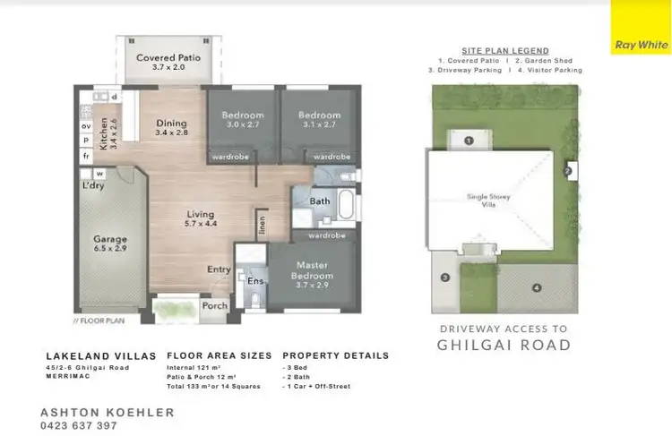 Floorplan of Homely house listing, 45/2-6 Ghilgai Road, Merrimac QLD 4226