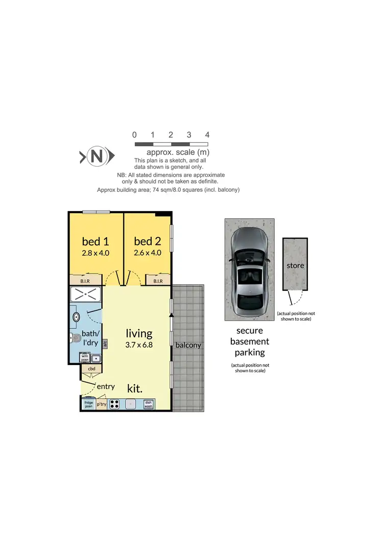 Floorplan of Homely apartment listing, G01/373-377 Burwood Highway, Burwood VIC 3125