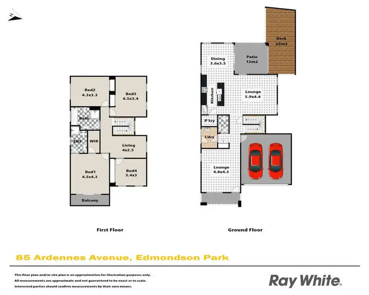 Floorplan of Homely house listing, 85 Ardennes Avenue, Edmondson Park NSW 2174