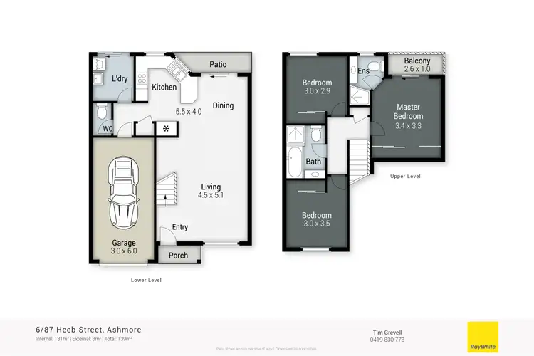 Floorplan of Homely townhouse listing, 6/87-91 Heeb Street, Ashmore QLD 4214