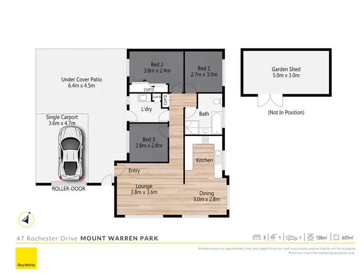 Floorplan of Homely house listing, 47 Rochester Drive, Mount Warren Park QLD 4207