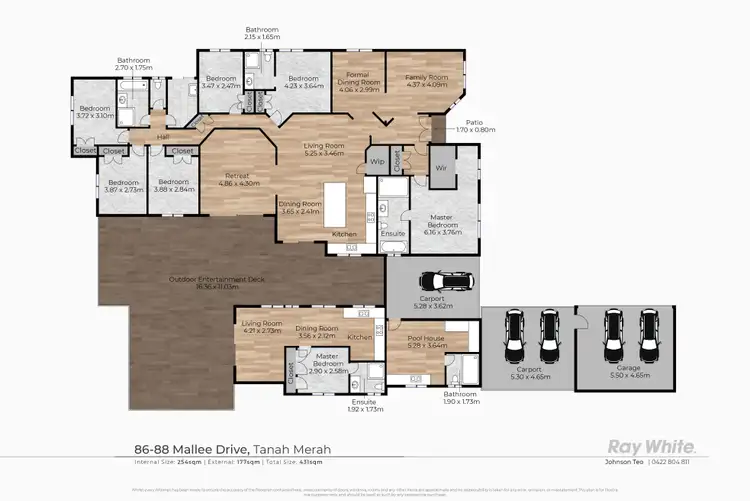 Floorplan of Homely house listing, 86-88 Mallee Drive, Tanah Merah QLD 4128
