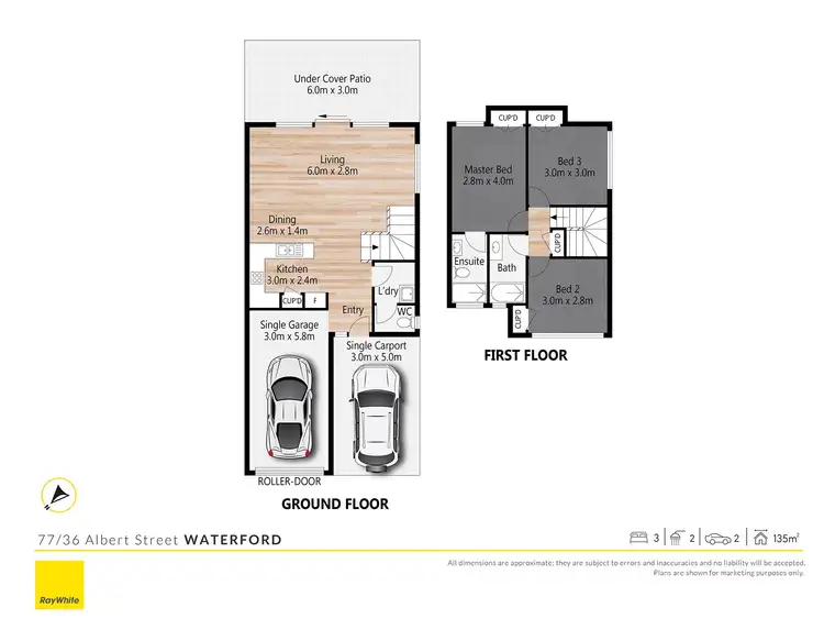 Floorplan of Homely townhouse listing, 77/36 Albert Street, Waterford QLD 4133
