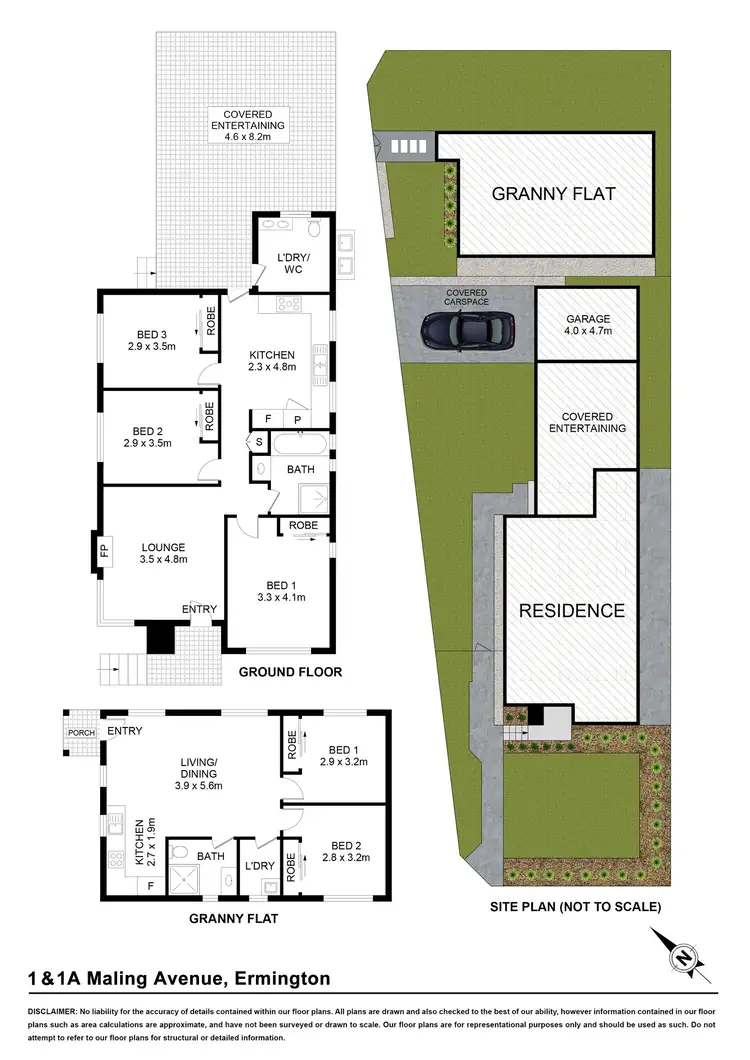 Floorplan of Homely house listing, 1 Maling Avenue, Ermington NSW 2115