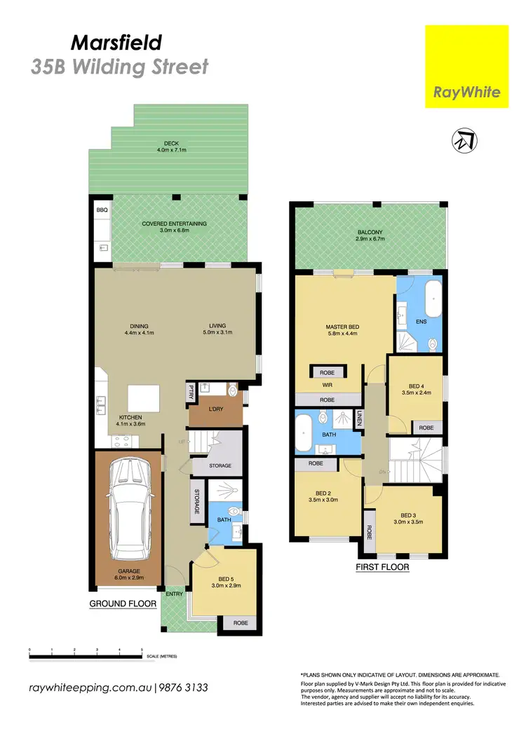Floorplan of Homely semi-detached listing, 35B Wilding Street, Marsfield NSW 2122