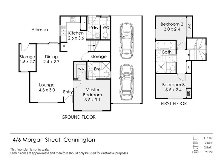 Floorplan of Homely unit listing, 4/6 Morgan Street, Cannington WA 6107