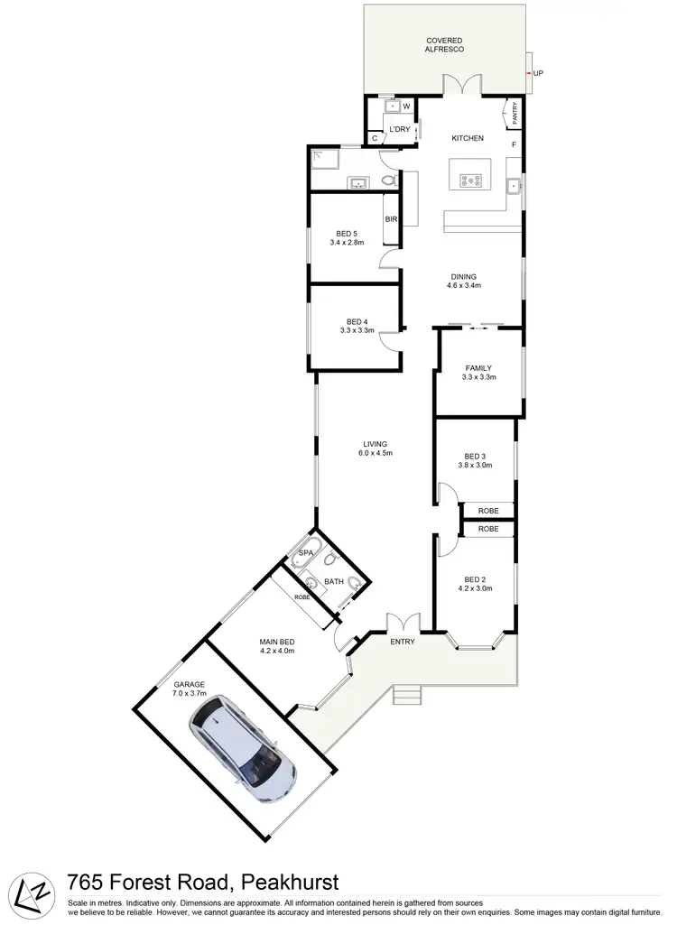Floorplan of Homely house listing, 765 Forest Road, Peakhurst NSW 2210